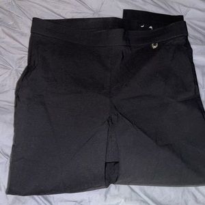 Black Pull-On Slack Pant